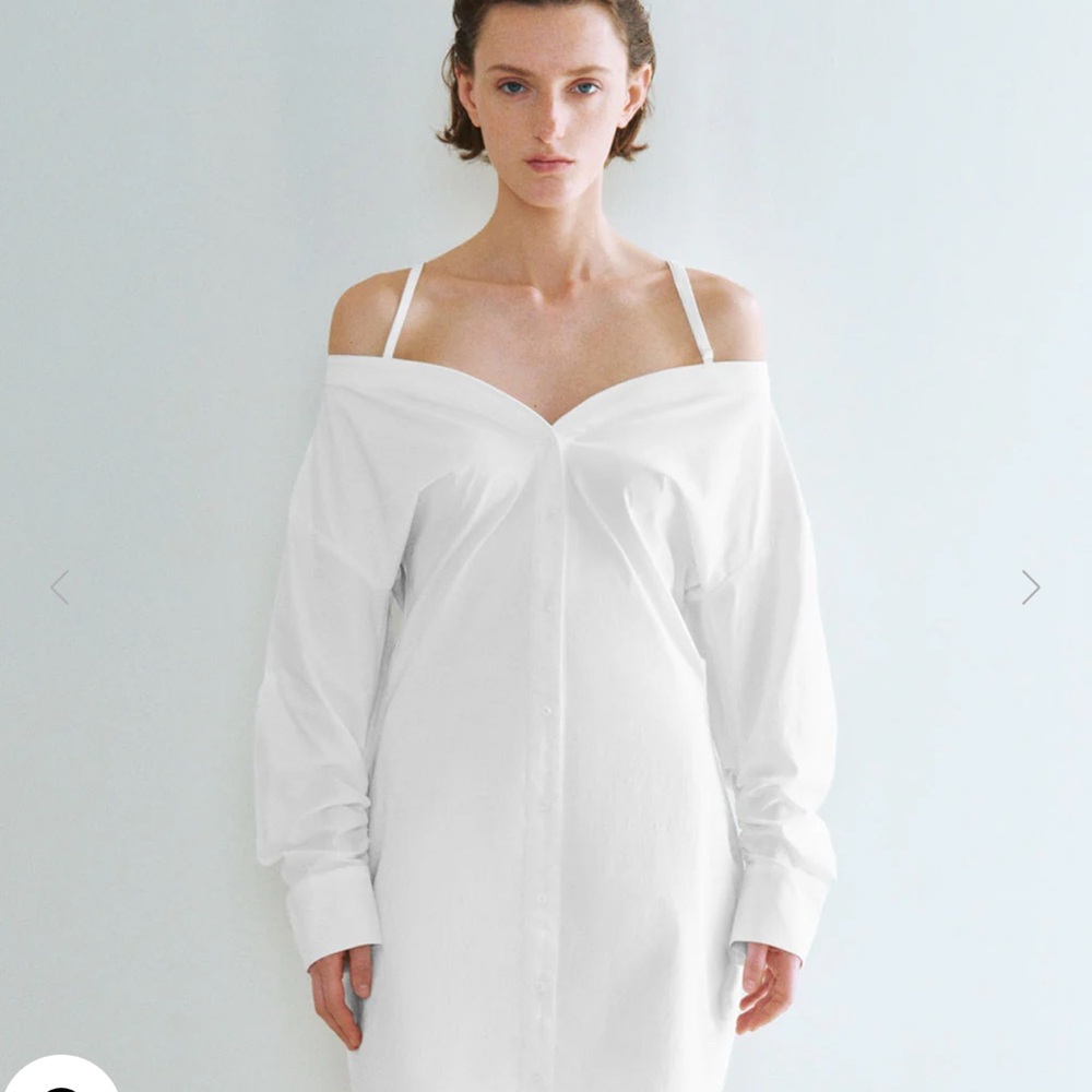 Elegant White Off-Shoulder Dress